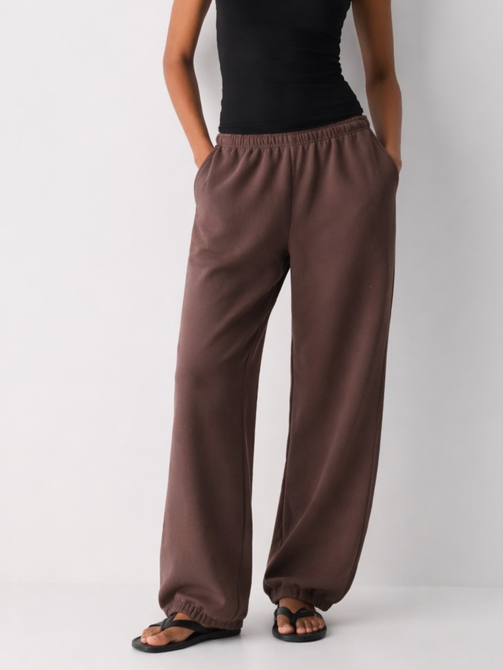 Lazypants Brown Joggers Size M NWOT | Ultra-Soft Cozy Lounge Sweatpants - Picture 2 of 13